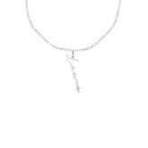 Namenskette Signatur Figaro