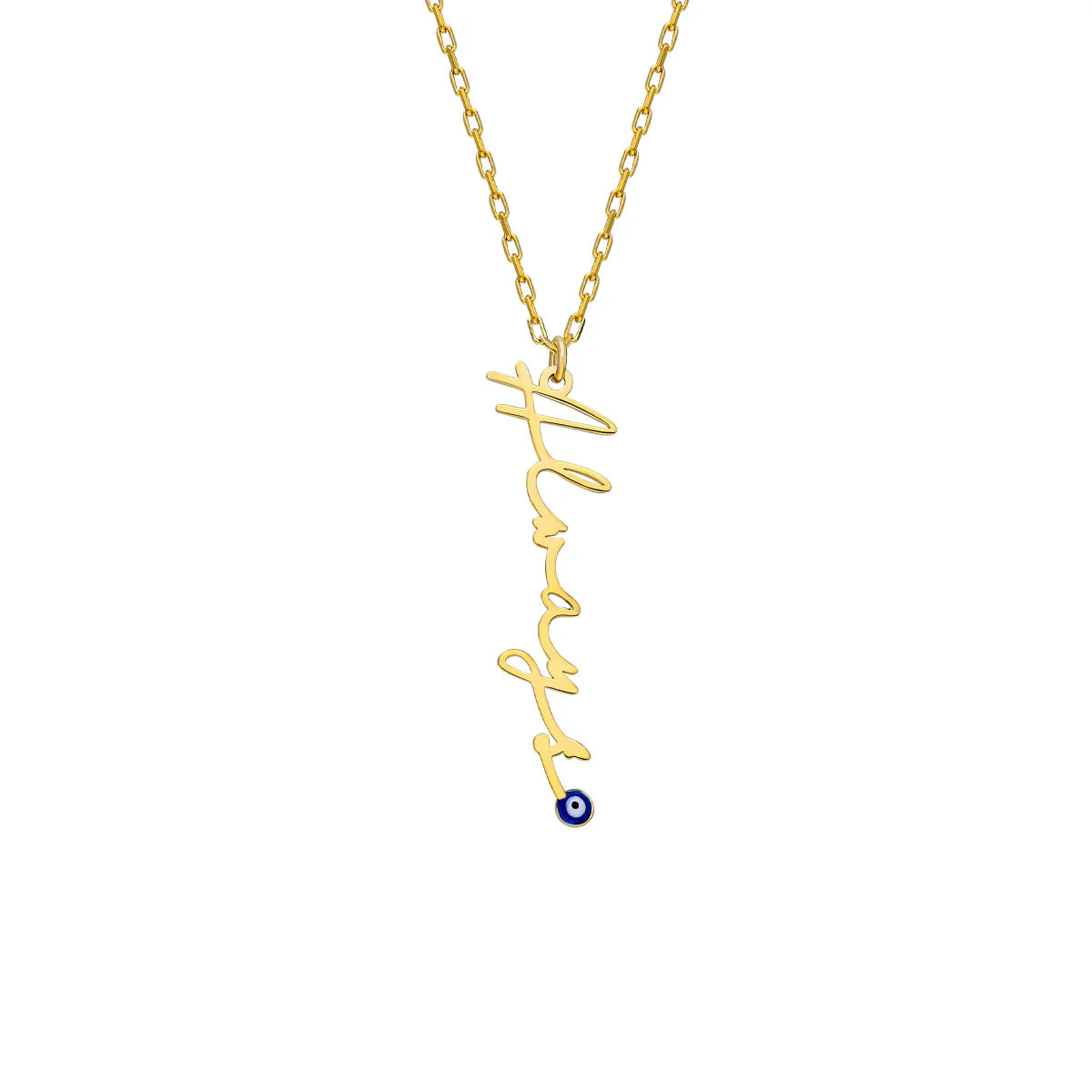 Namenskette Signatur mit Nazarauge