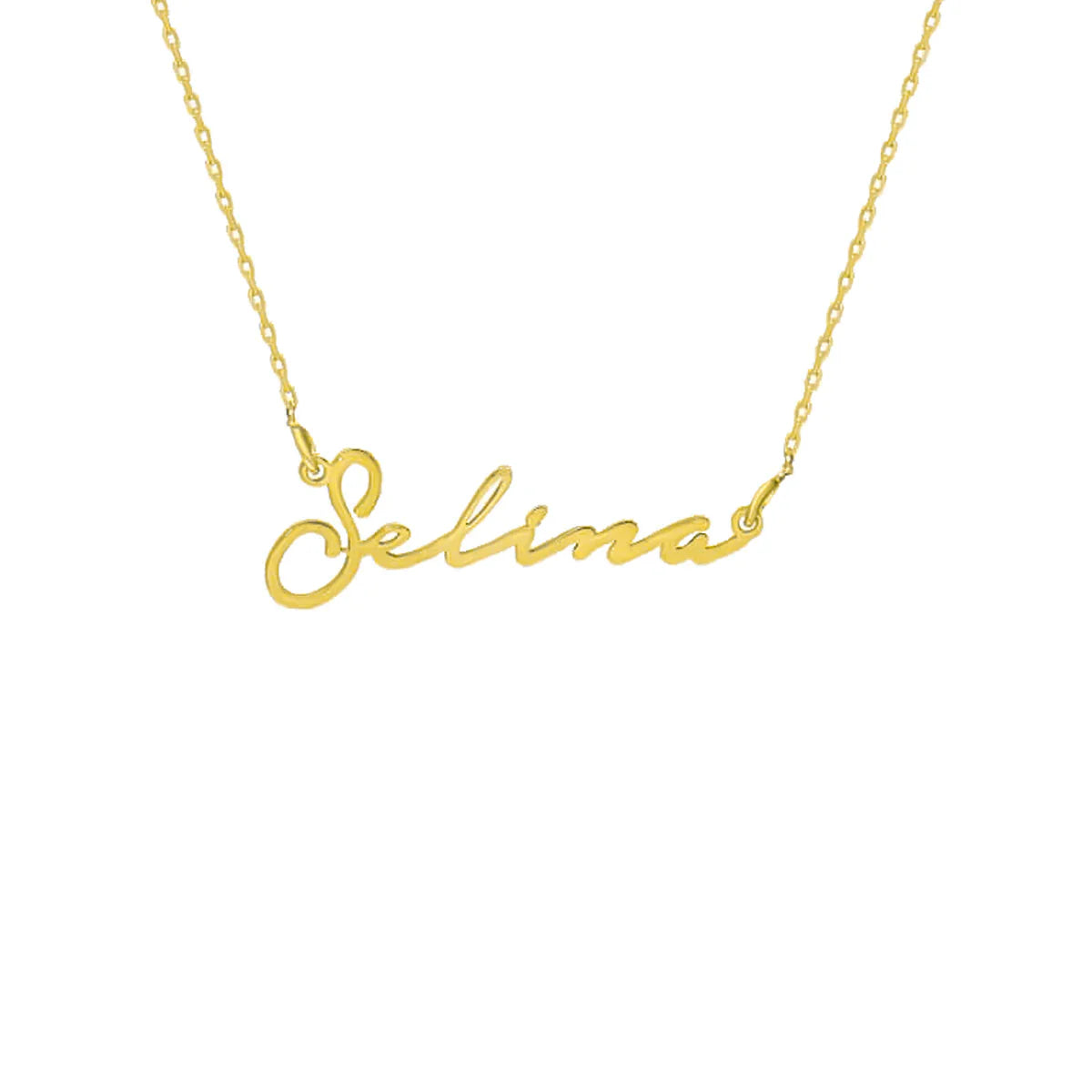 Namenskette Signaturkette Waagerecht